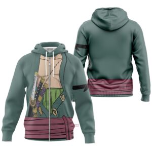 Hoodie zippé Roronoa Zoro – One Piece