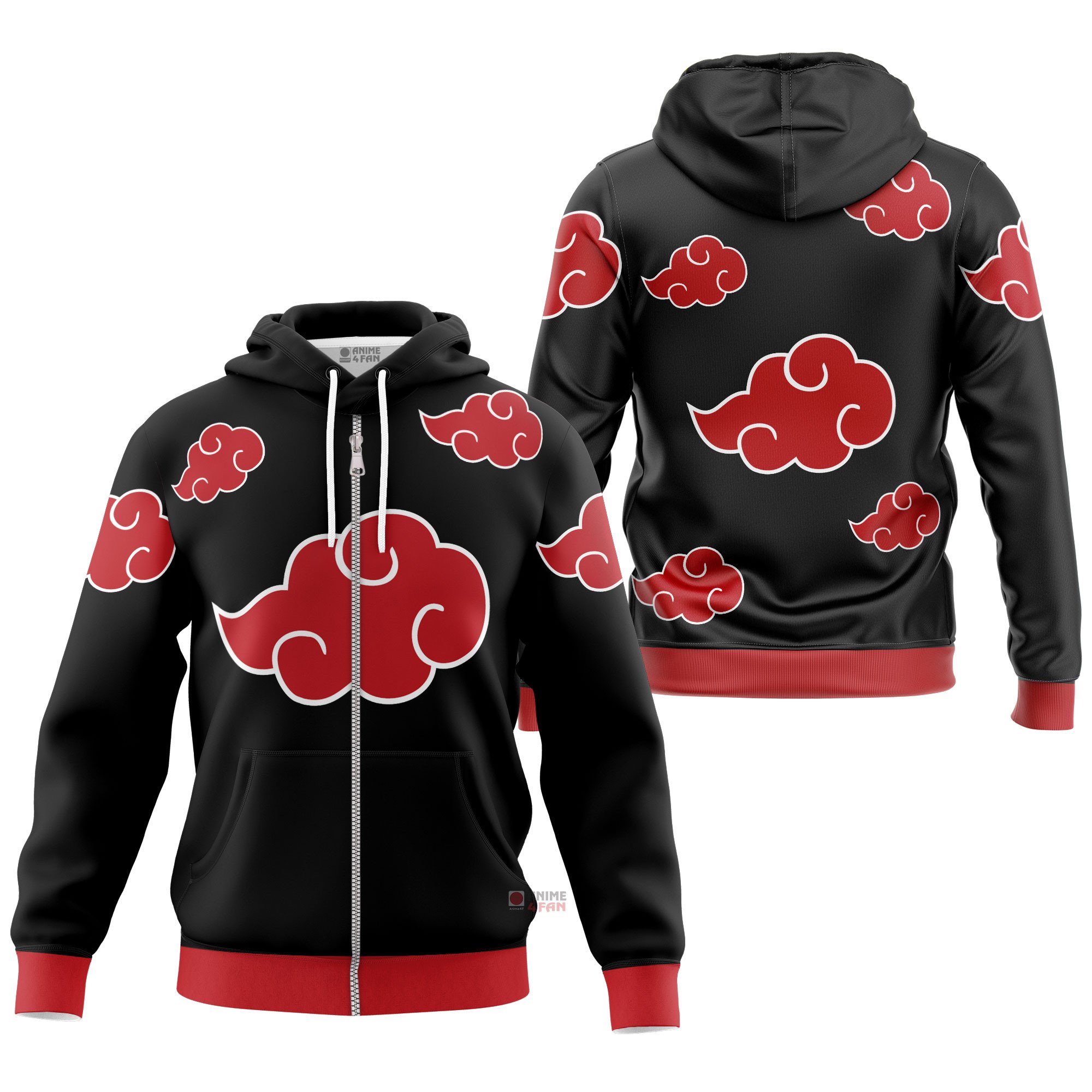 Hoodie zippé Naruto Shippuden Akatsuki