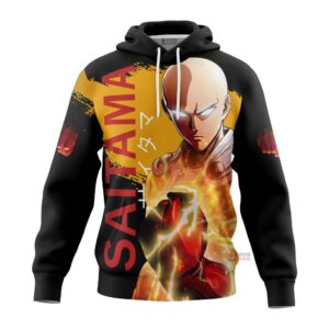Sweat à capuche Saitama – One Punch Man