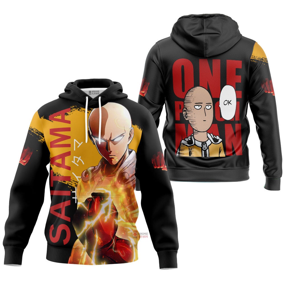 Sweat à capuche Saitama – One Punch Man – Image 3