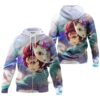 Hoodie zippé Demon Slayer Tanjiro Masqué