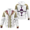 Hoodie zippé One Piece Barbe Blanche