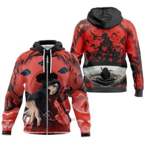 Hoodie zippé Itachi Uchiwa (Akatsuki) – Naruto Shippuden