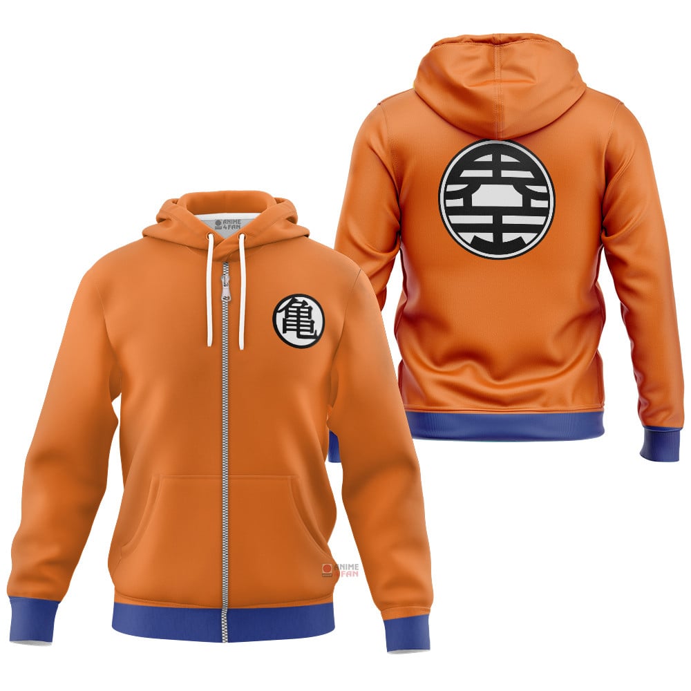 Hoodie zippé Dragon Ball Goku Kame Kai
