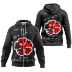 Hoodie zippé Black Clover Asta Never Give Up