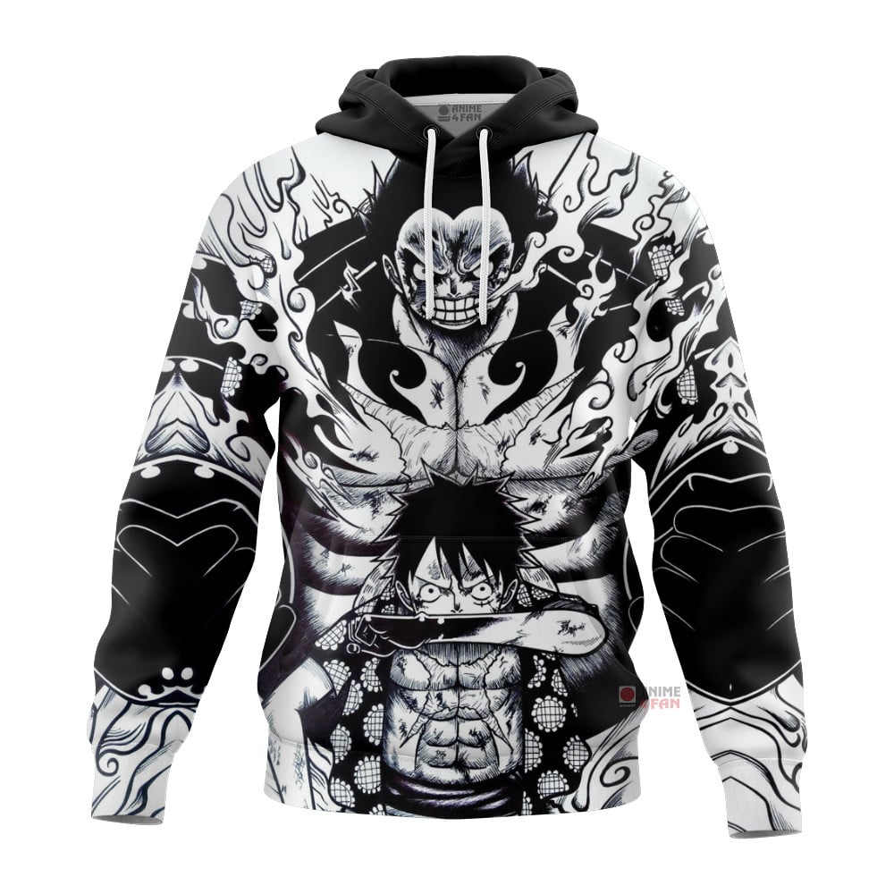 Sweat à capuche One Piece Luffy Gear 4