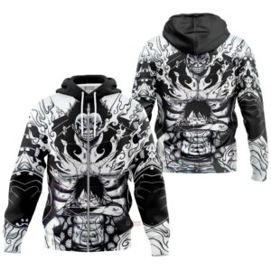 Hoodie zippé One Piece Luffy Gear 4