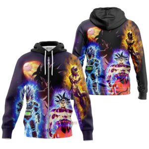 Hoodie zippé Goku & Vegeta – Dragon Ball