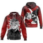 Hoodie zippé Dôma – Demon Slayer