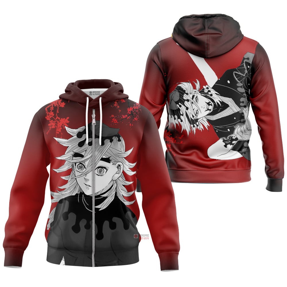 Hoodie zippé Dôma – Demon Slayer