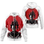 Hoodie zippé Dragon Ball Vegeta Shadow