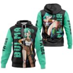 Hoodie zippé Bulma – Dragon Ball