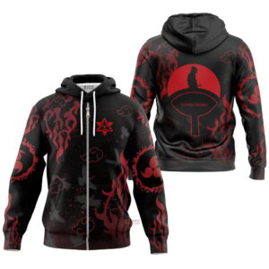 Hoodie zippé Naruto Shippuden Sasuke Uchiha