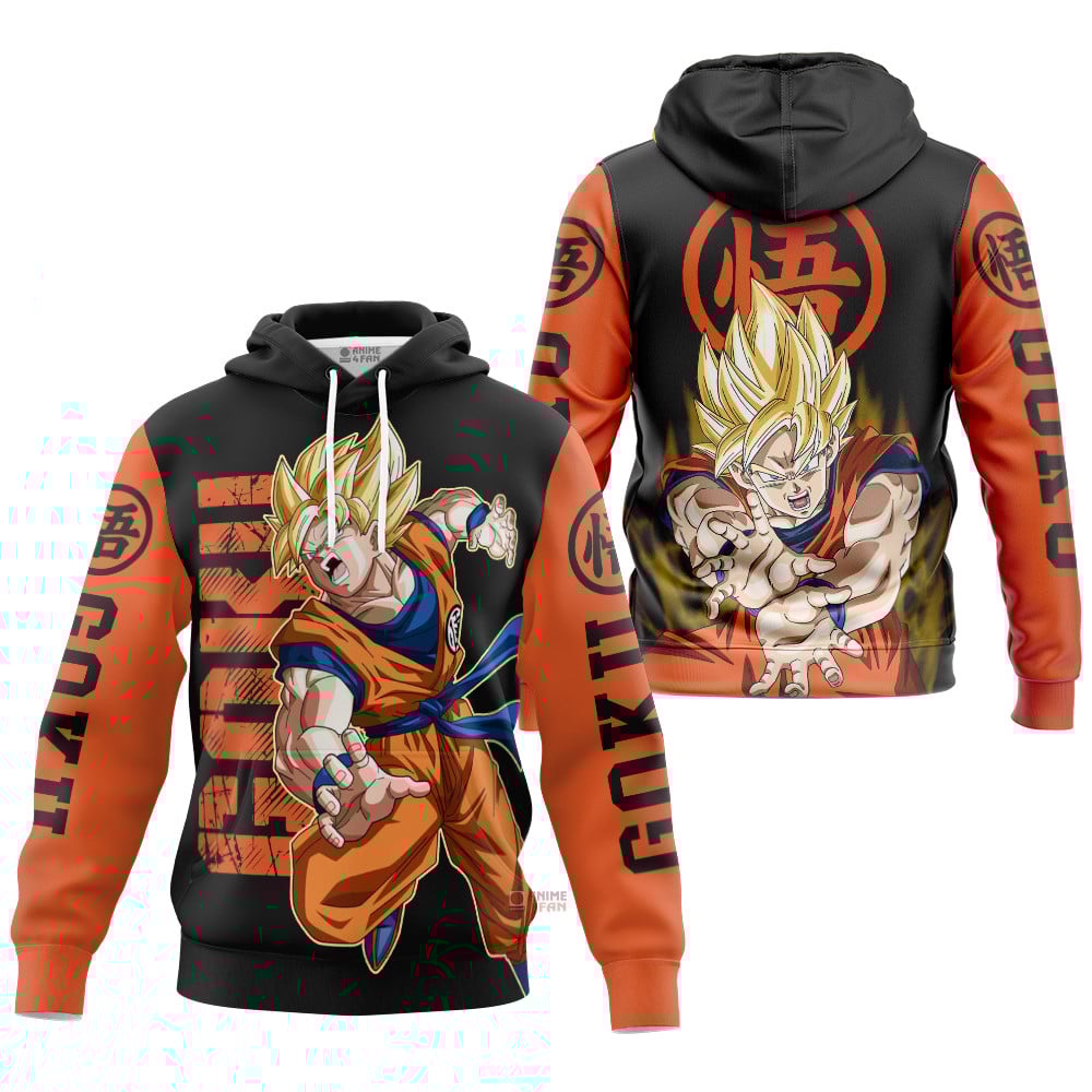 Sweat à capuche Son Goku (Super Saiyan) – Dragon Ball – Image 2