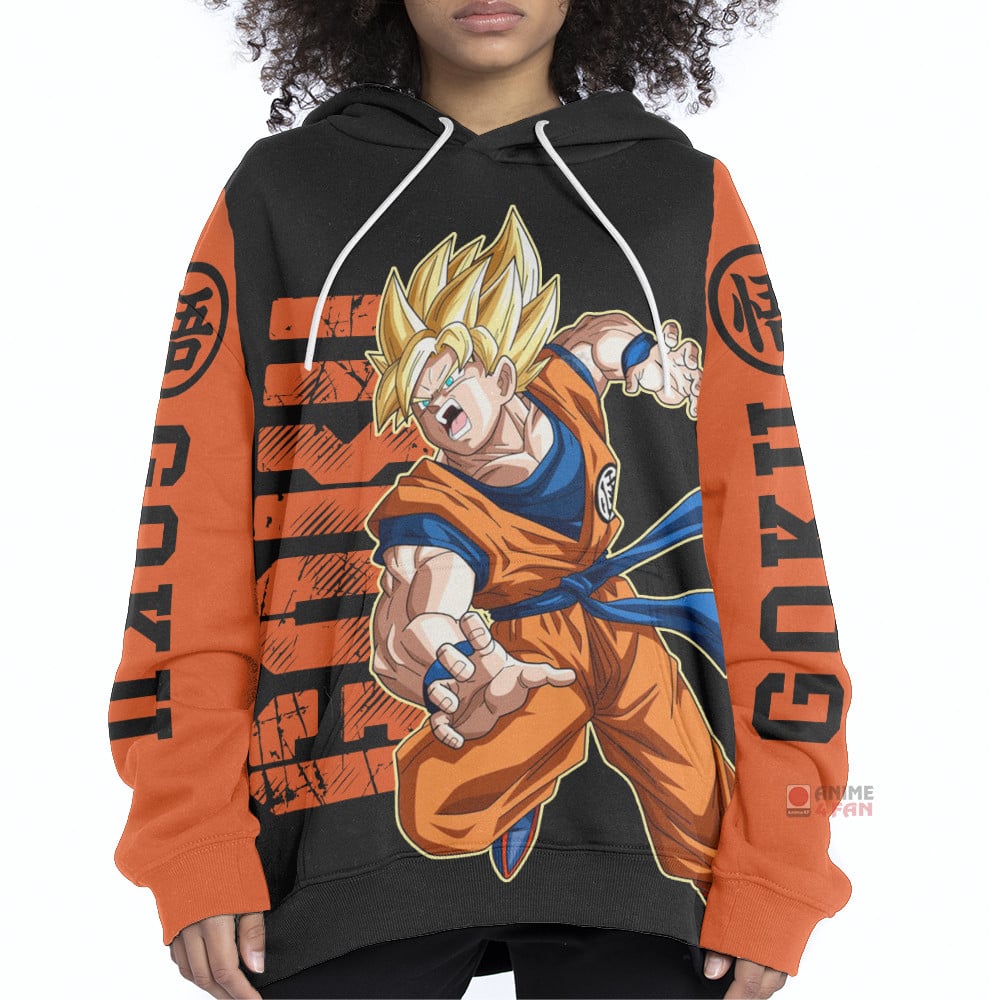 Sweat à capuche Son Goku (Super Saiyan) – Dragon Ball – Image 3