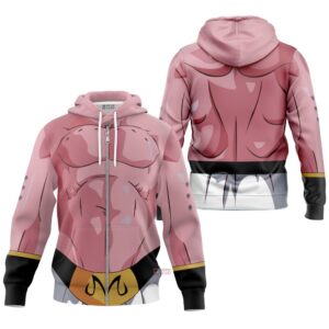 Hoodie zippé Majin Buu (Boo) – Dragon Ball