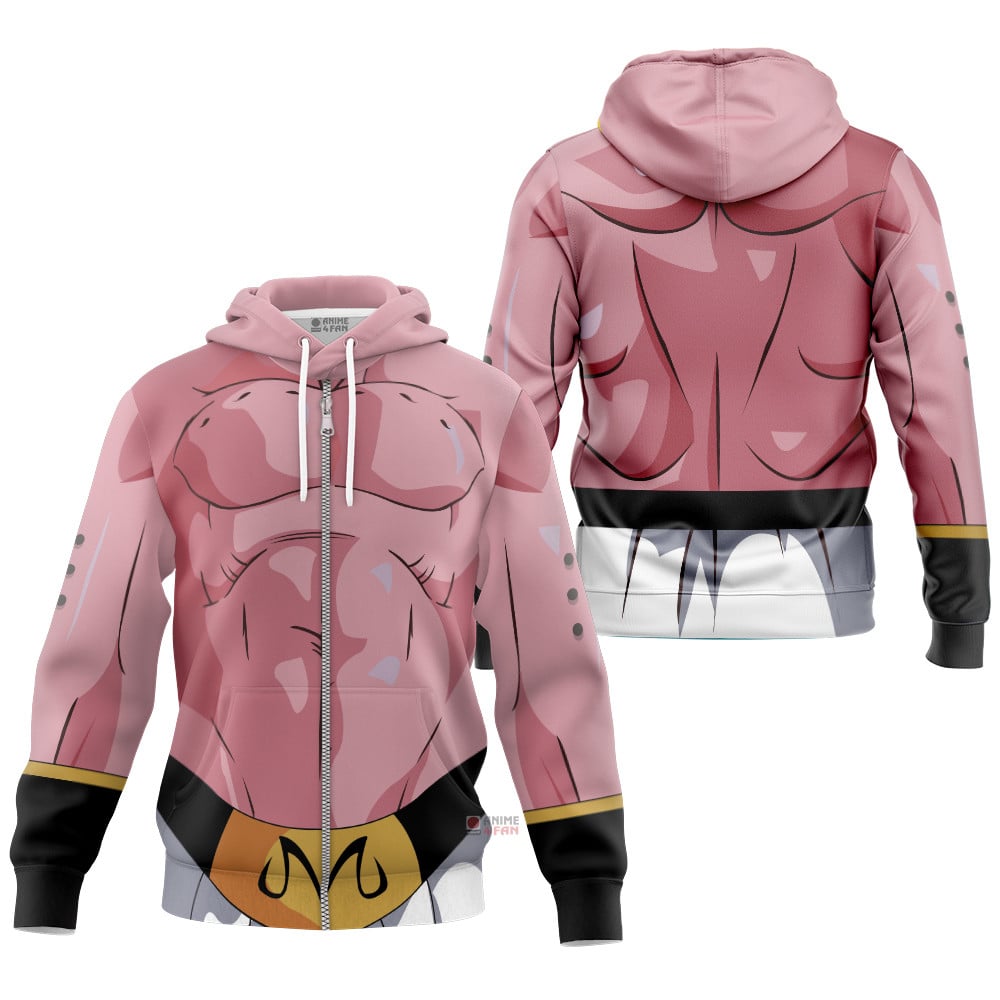Hoodie zippé Majin Buu (Boo) – Dragon Ball