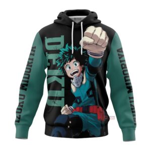 Sweat à capuche Izuku Midoriya (Deku) – My Hero Academia