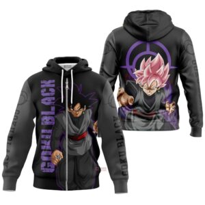 Hoodie zippé Goku Black Rosé – Dragon Ball