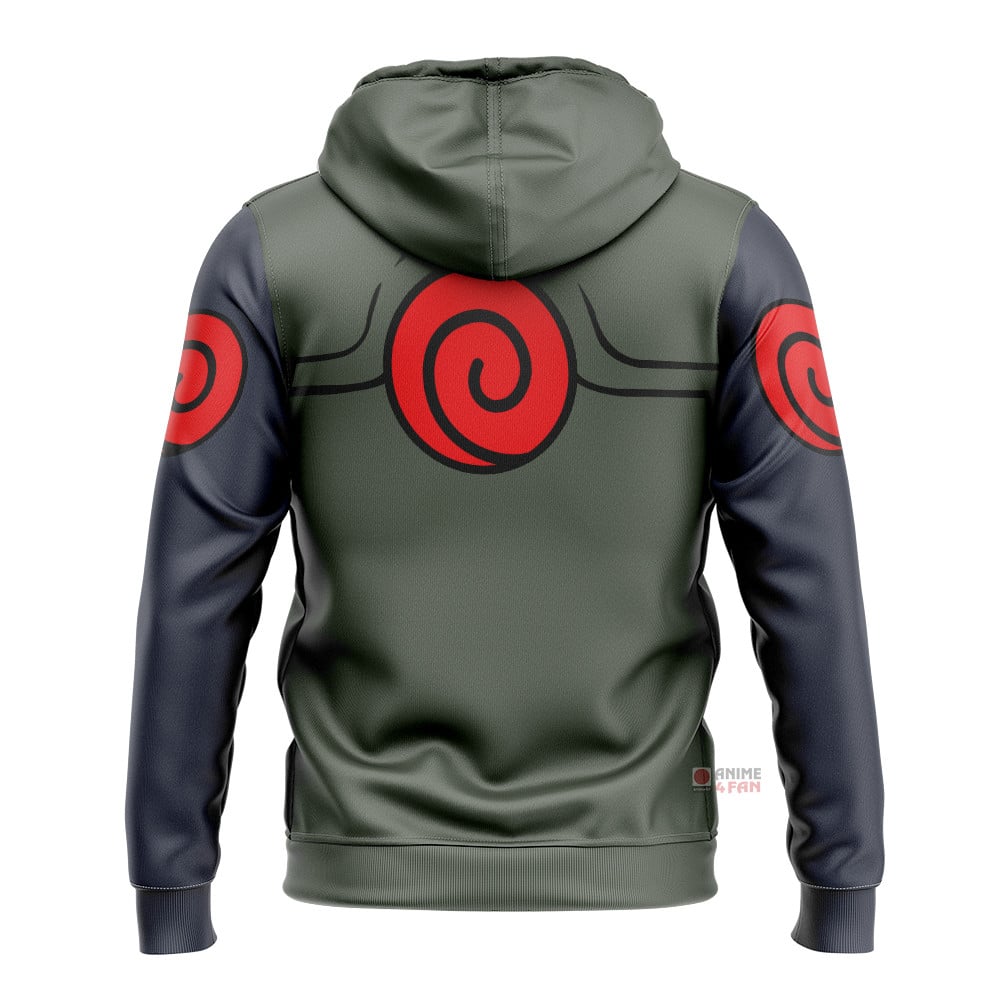 Sweat à capuche Naruto Shippuden Kakashi Militaire – Image 2