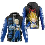 Hoodie zippé Vegeta (Super Saiyan) – Dragon Ball