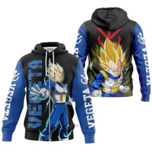 Hoodie zippé Vegeta (Super Saiyan) – Dragon Ball
