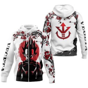 Hoodie zippé Vegeta (Prince des Saiyans) – Dragon Ball