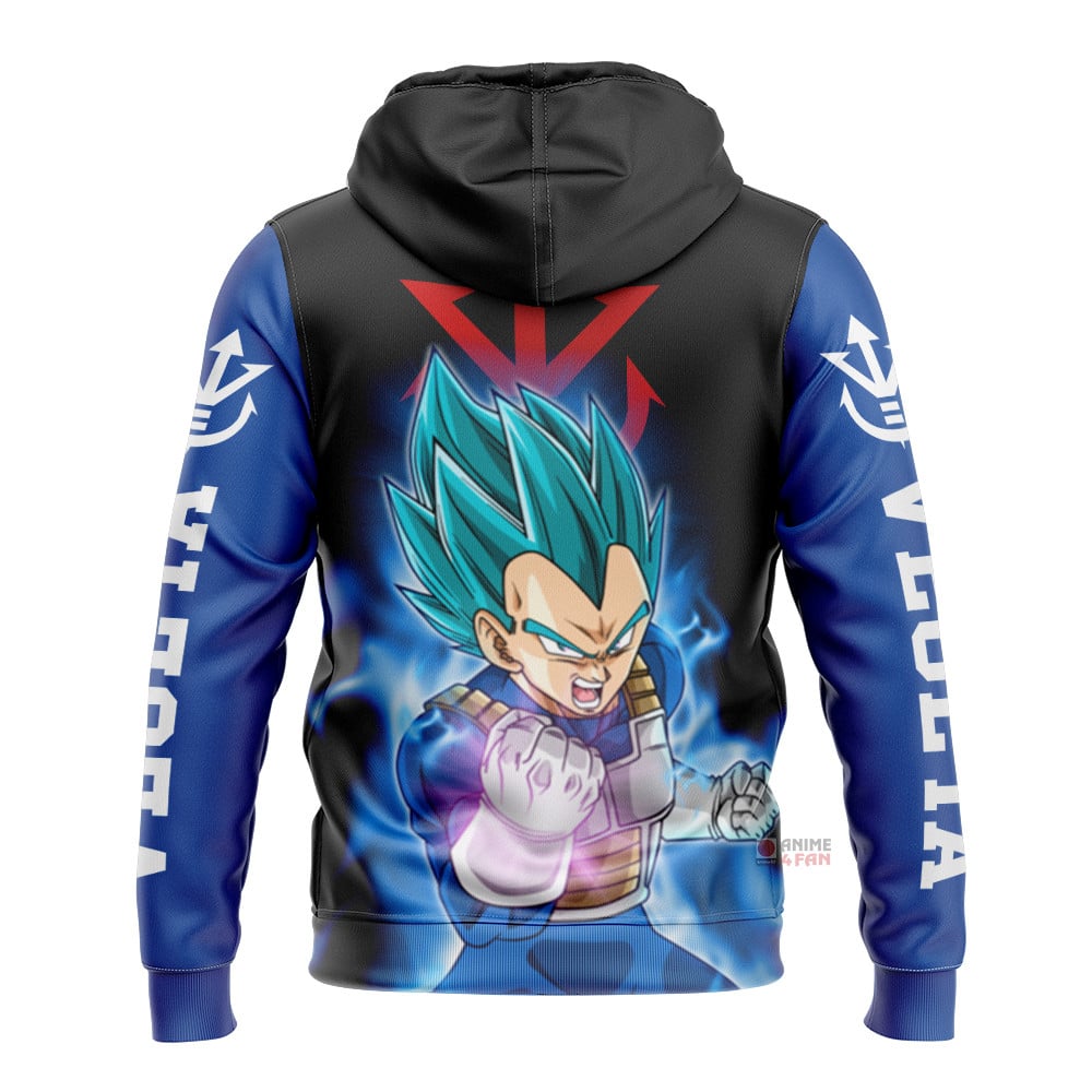 Sweat à capuche Vegeta (Super Saiyan Blue) – Dragon Ball – Image 3