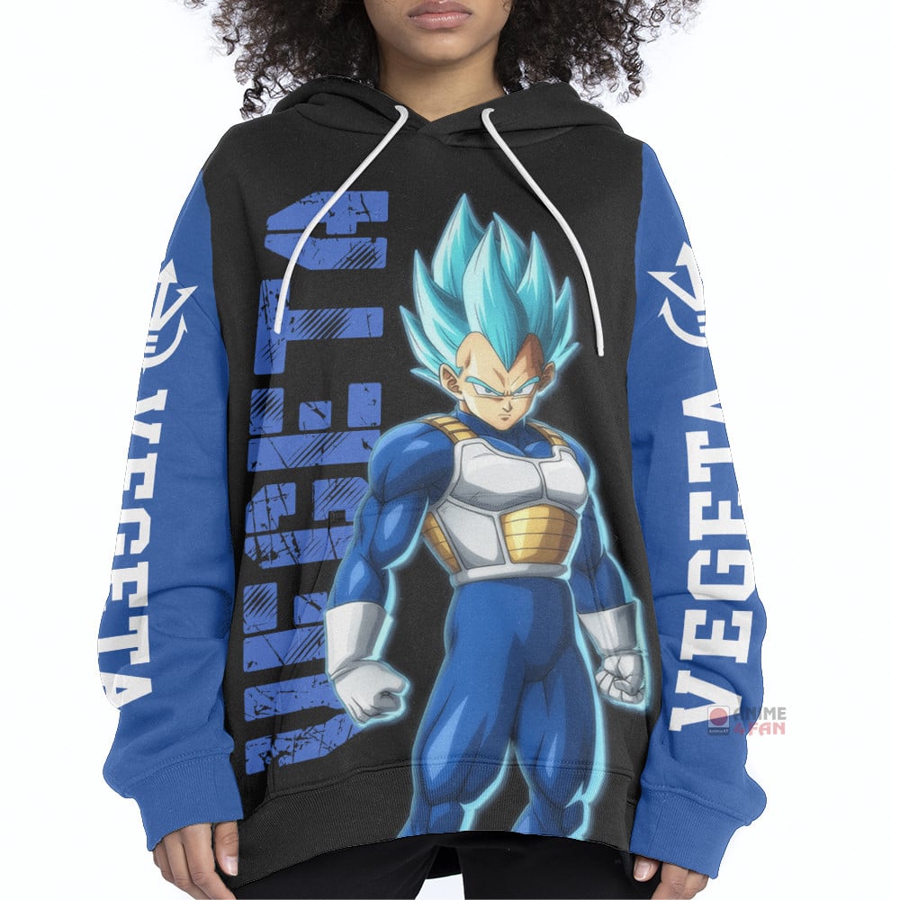 Sweat à capuche Vegeta (Super Saiyan Blue) – Dragon Ball – Image 4