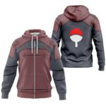 Hoodie zippé Madara Uchiwa – Naruto Shippuden