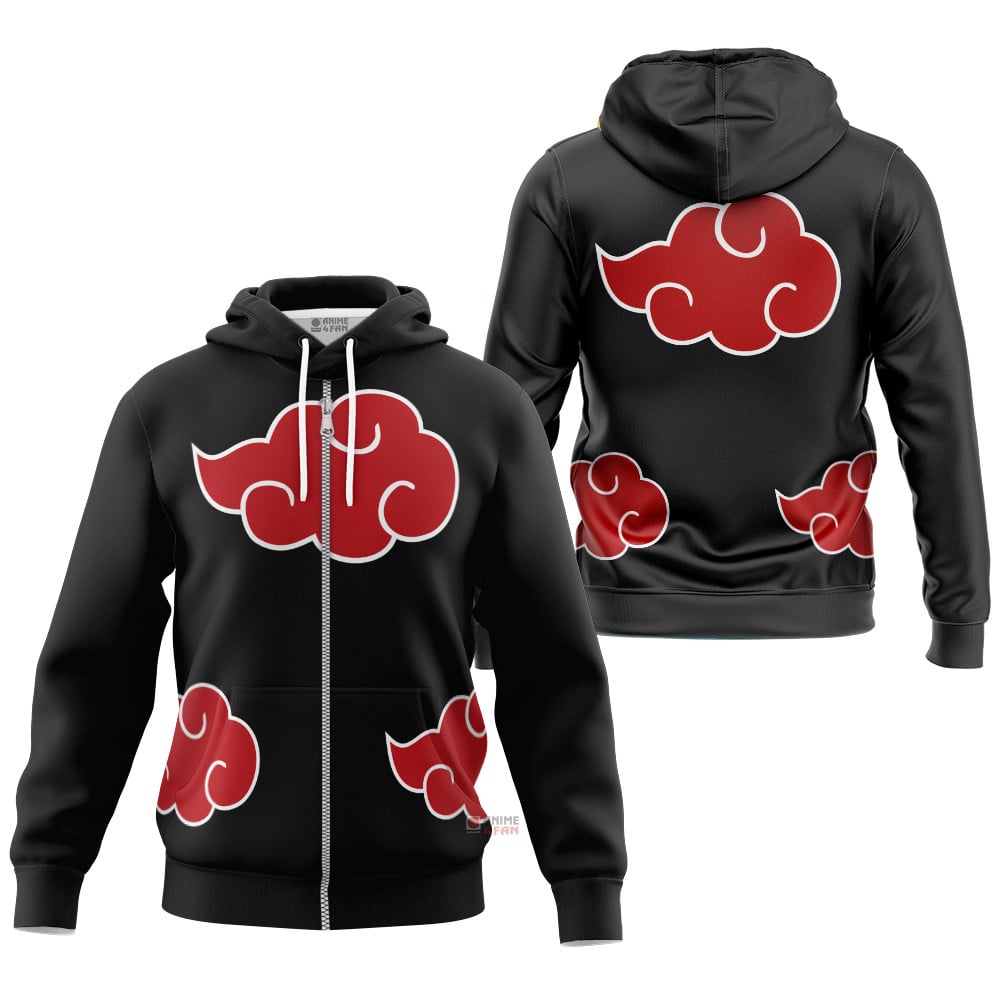Hoodie zippé Akatsuki – Naruto Shippuden