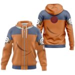 Hoodie zippé Naruto Uzumaki – Naruto Shippuden (Variante)