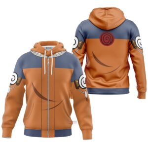 Hoodie zippé Naruto Uzumaki – Naruto Shippuden (Variante)