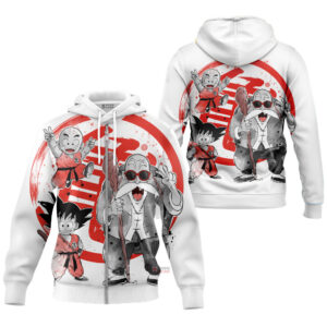 Hoodie zippé École de Tortue (Kame School) – Dragon Ball