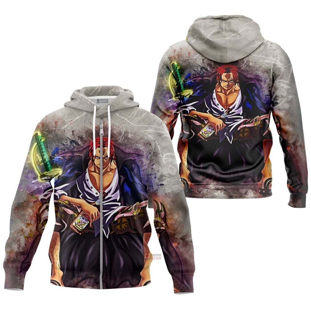 Hoodie zippé Shanks – One Piece
