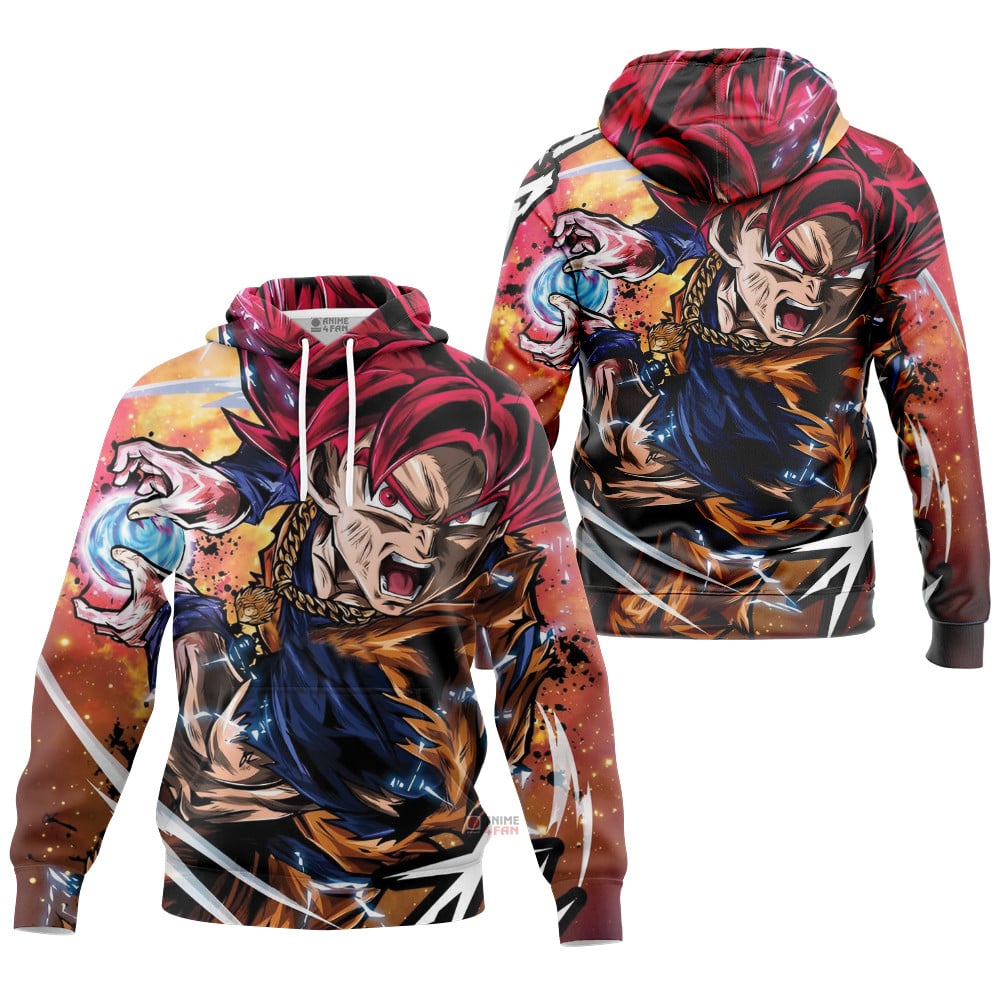 Sweat à capuche Dragon Ball Goku Fighter – Image 2