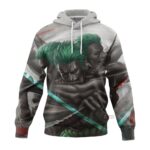 Sweat à capuche Roronoa Zoro (Full Print) – One Piece