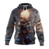Sweat à capuche Son Goku (Ultra Instinct Dessin) – Dragon Ball