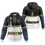 Hoodie zippé Black Clover Asta Black Bull
