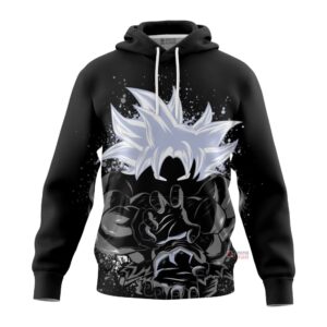 Sweat à capuche Dragon Ball Goku Ultra Instinct Outline
