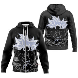 Hoodie zippé Dragon Ball Goku Ultra Instinct Outline