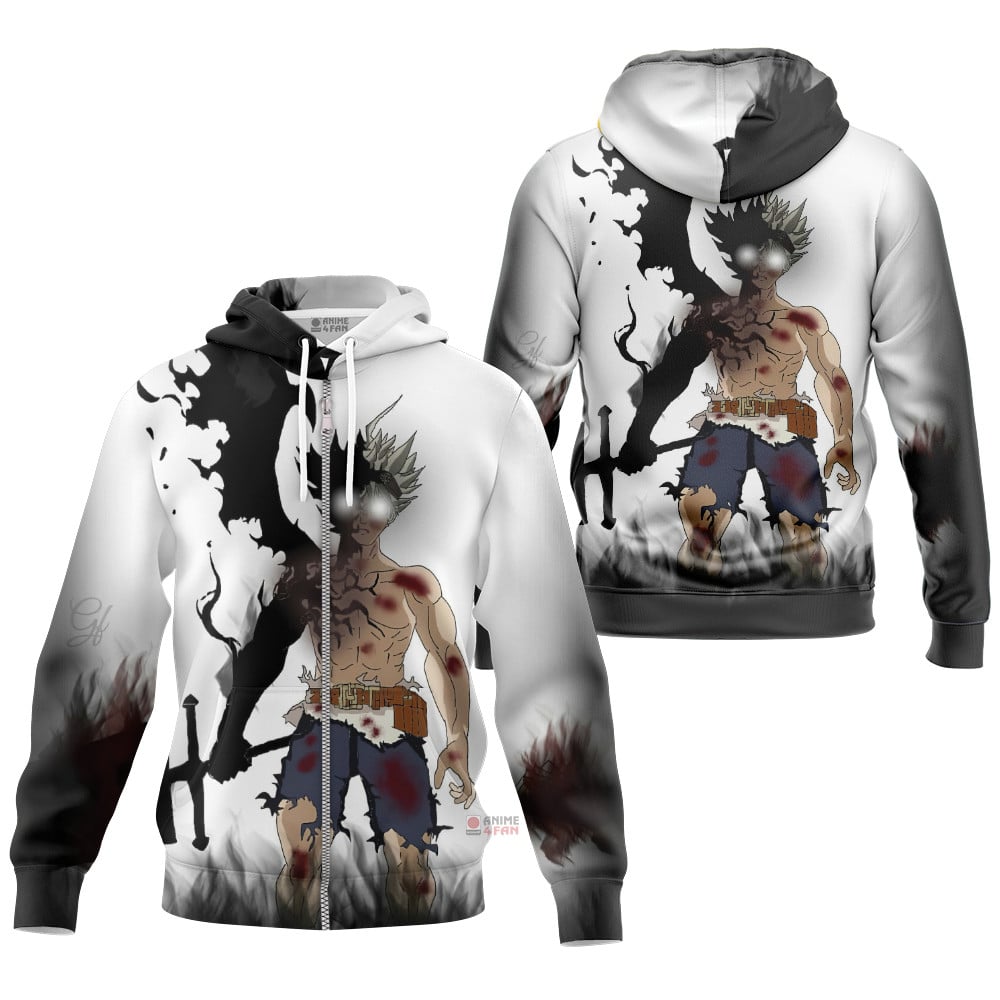 Hoodie zippé Asta (Démon) – Black Clover