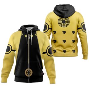 Hoodie zippé Naruto Shippuden Naruto Six Paths