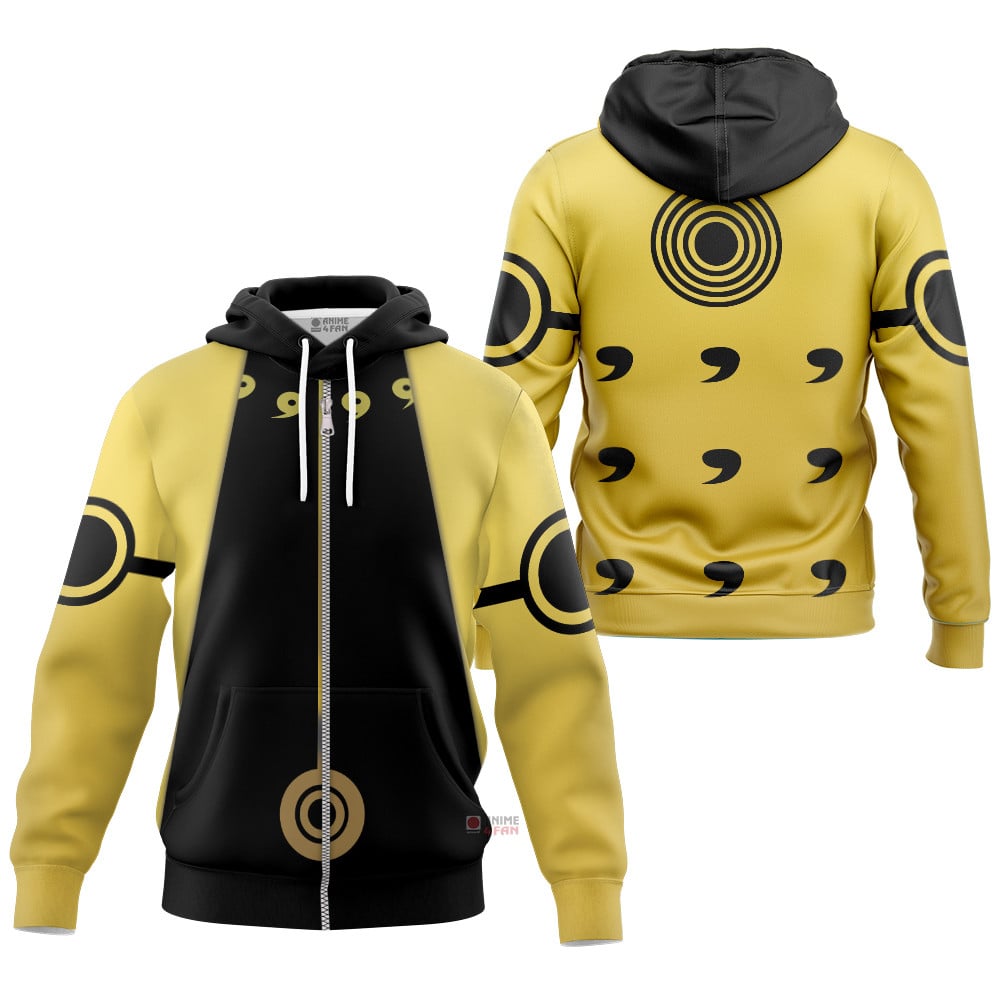 Hoodie zippé Naruto Shippuden Naruto Six Paths