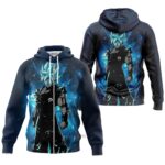 Hoodie zippé Dragon Ball Goku Bleu