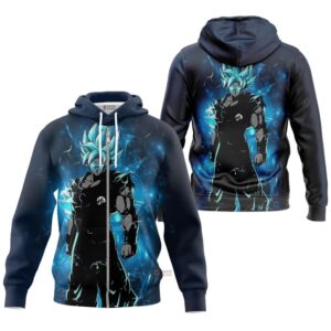 Hoodie zippé Dragon Ball Goku Bleu