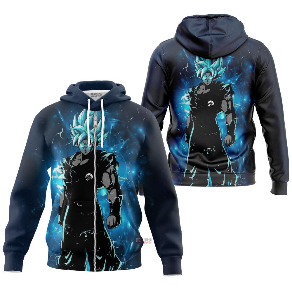 Hoodie zippé Dragon Ball Goku Bleu