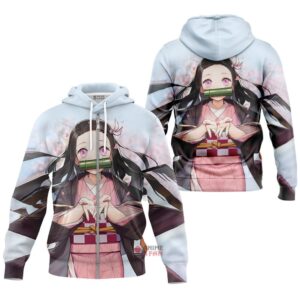 Hoodie zippé Demon Slayer Nezuko Beauté