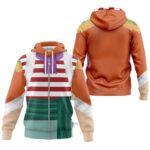 Hoodie zippé Buggy le Clown – One Piece
