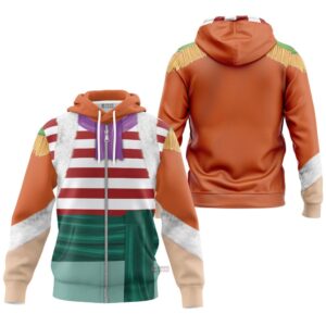 Hoodie zippé Buggy le Clown – One Piece